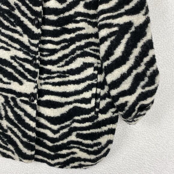 IRO Black and White Zebra Print Coat - Picture 2 of 16